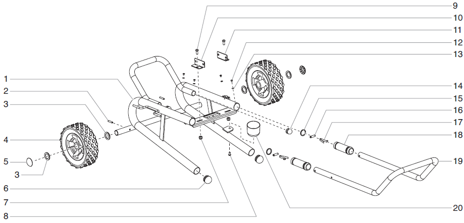 EPX2255 Low Boy Cart Assembly (P/N 0551547)